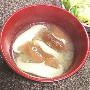 きのこと豆腐♪お味噌汁✧˖°（しいたけ）